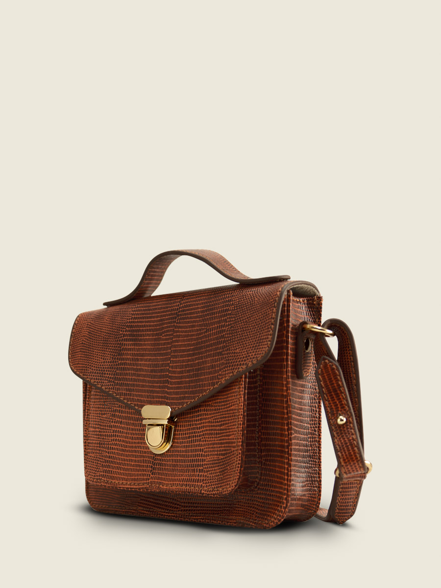 Foto-Ansicht-Seite-Handtasche-Leder-braun-Mademoiselle-George-XS-1960-Paul-Marius-W05XS-L-L
