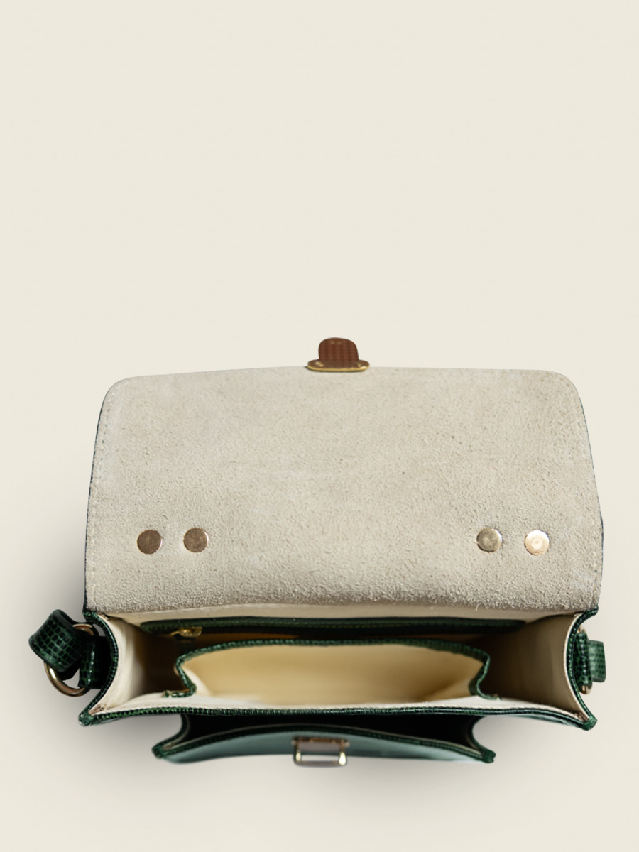 Foto-Ansicht-Tragegriff-Handtasche-Leder-grün-Mademoiselle-George-XS-1960-Paul-Marius-W05XS-L-DG