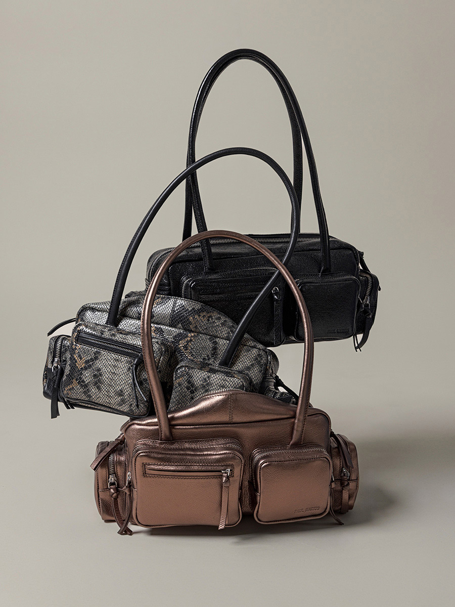 tasche-mit-mehreren-taschen-leder-schwarz-glitzernd-lebasset-90er-eclipse-ansicht-zoom-material-w56-m-b