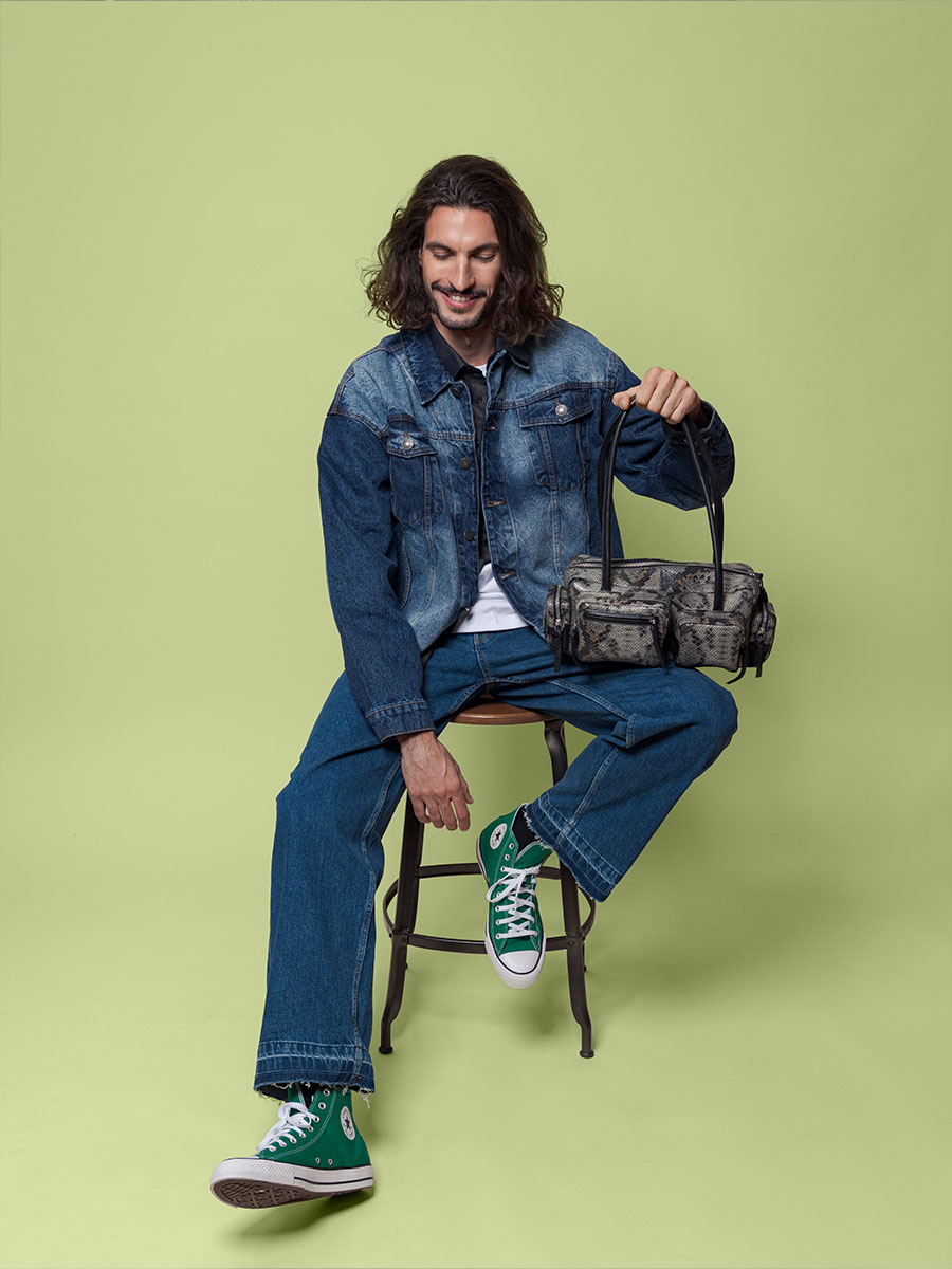 tasche-mit-mehreren-taschen-leder-python-grau-schwarz-lebasset-90er-python-ansicht-zoom-material-w56-p-gre-b