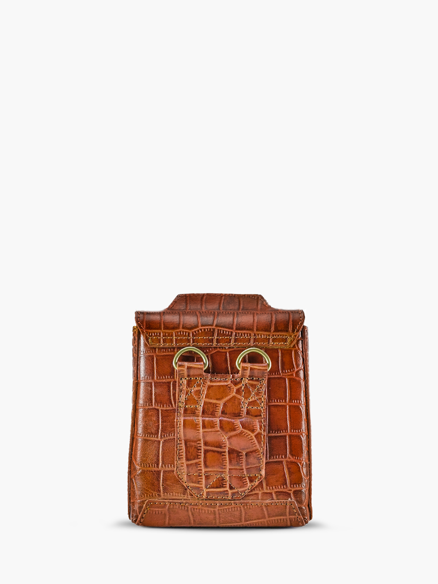 Foto-Rückansicht-Handytasche-Leder-Damen-Agathe-Alligator-braun-Paul-Marius-M70-A-L