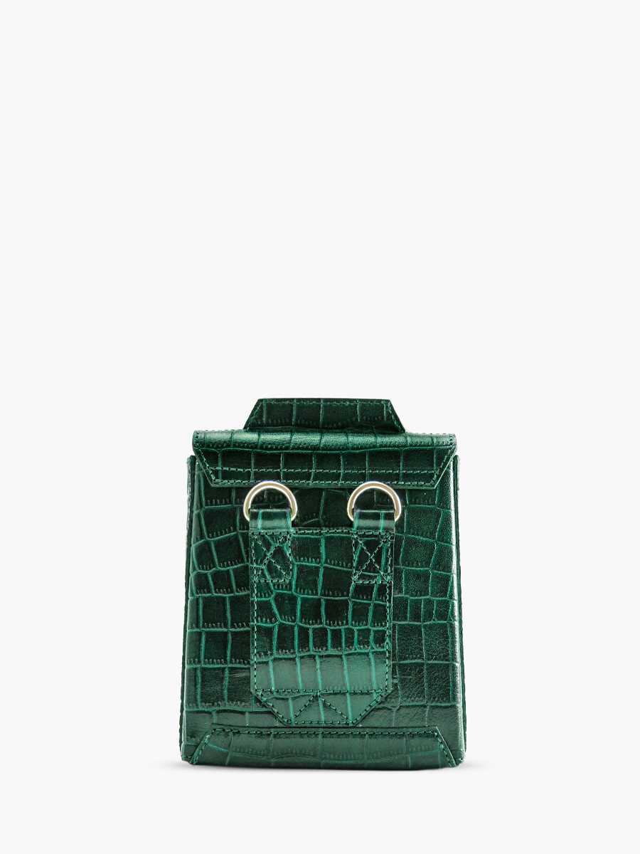 Foto-Innenansicht-Handytasche-Leder-Damen-Agathe-Alligator-grün-Paul-Marius-M70-A-DG