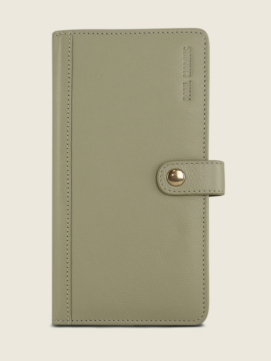 Foto-Vorderansicht-Brieftasche-Leder-grün-Charlotte-N2-Art-Deco-Mandel-Paul-Marius-M67-AD-AL