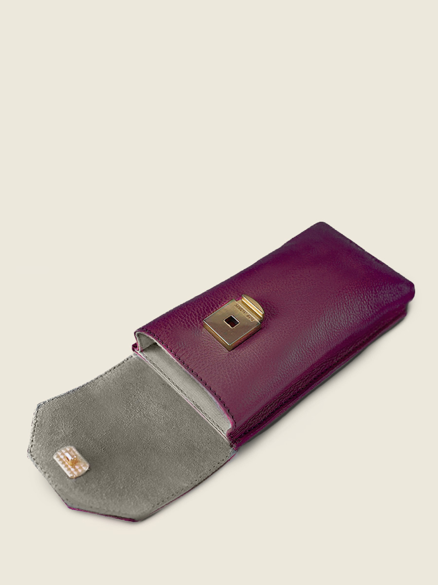 Foto-Rückansicht-Handytasche-Leder-violett-Eva-Art-Deco-Zinzolin-Paul-Marius-M71-AD-ZI