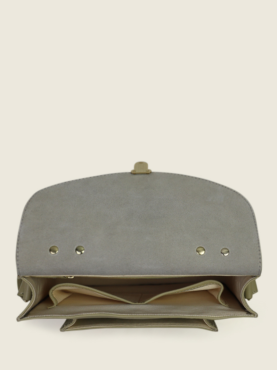 foto-innenansicht-handtasche-leder-dame-grün-mademoiselle-george-art-deco-mandel-paul-marius-w05-ad-al