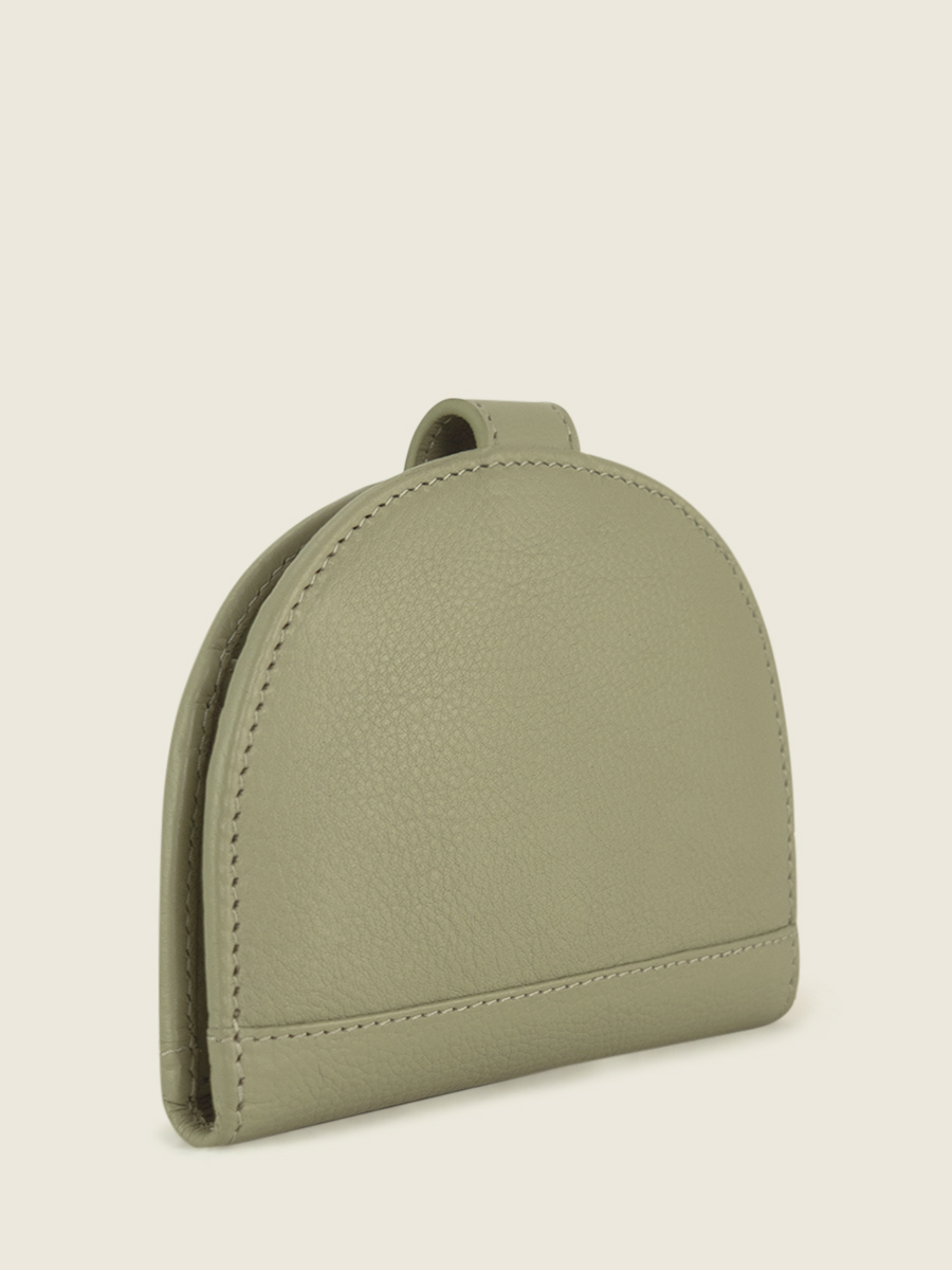 Foto-Seitenansicht-Brieftasche-Leder-grün-Manon-N2-Art-Deco-Mandel-Paul-Marius-M33-AD-AL