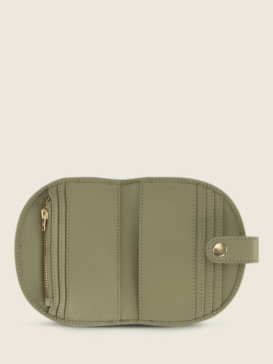 Foto-Rückansicht-grüne-Lederbrieftasche-Manon-N2-Art-Déco-Mandel-Paul-Marius-M33-AD-AL