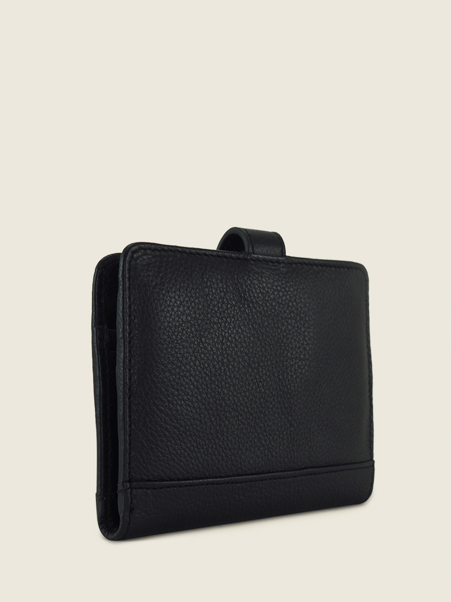 Foto-Seitenansicht-Brieftasche-Leder-schwarz-Jeanne-Art-Deco-schwarz-Paul-Marius-M34-AD-B