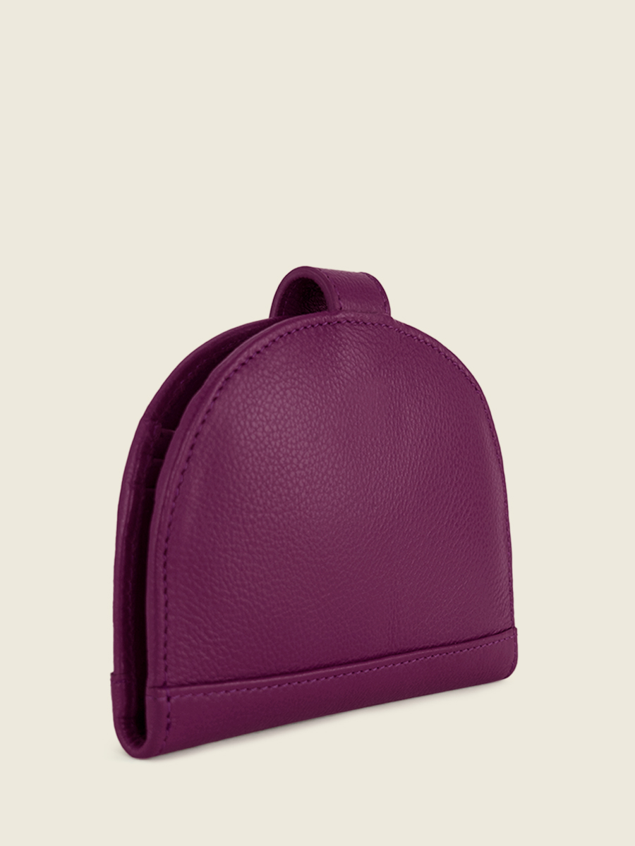 Foto-Seitenansicht-Brieftasche-Leder-violett-Manon-N2-Art-Deco-Zinzolin-Paul-Marius-M33-AD-ZI