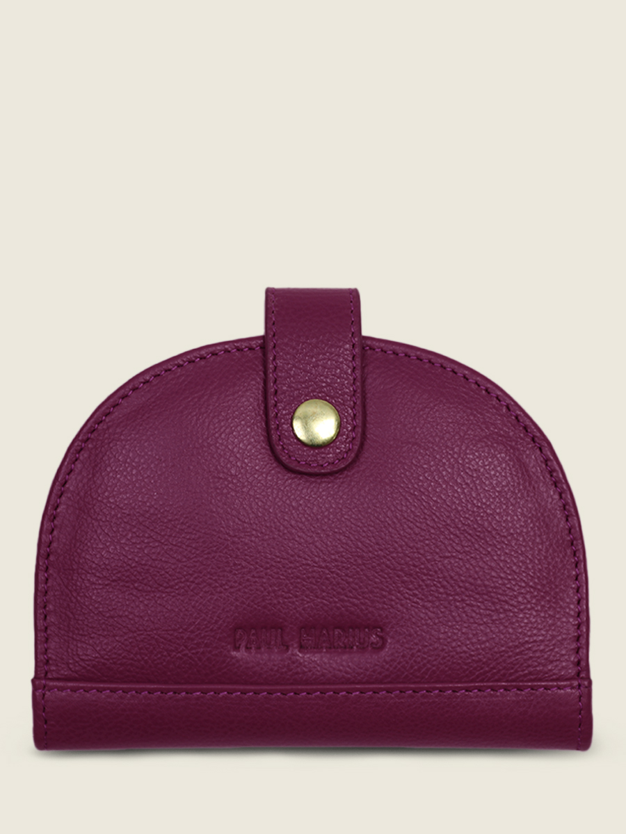 Foto-Vorderansicht-Brieftasche-Leder-violett-Manon-N2-Art-Deco-Zinzolin-Paul-Marius-M33-AD-ZI