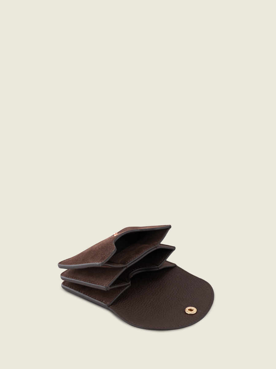 Geldbörse-braun-Leder-Basile-Schokolade-Innenansicht-M75-SU-DB