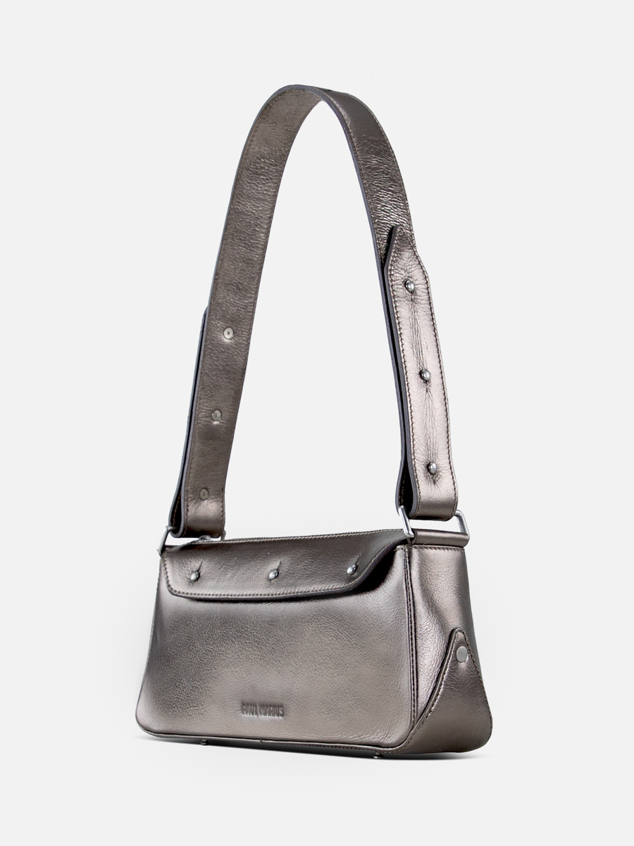 Umhängetasche Billie Stahl Seitenansicht W55 GM