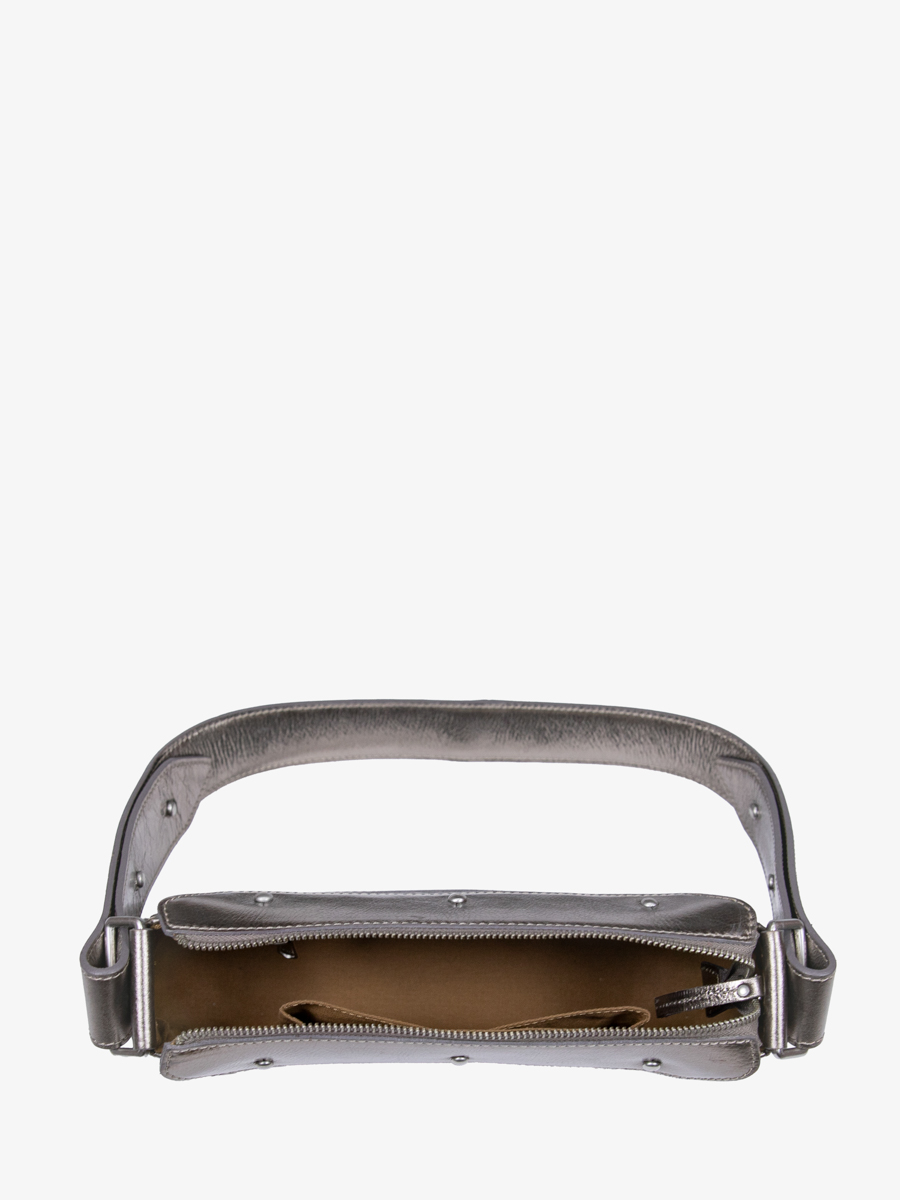 Umhängetasche Billie Stahl Innenansicht W55 GM