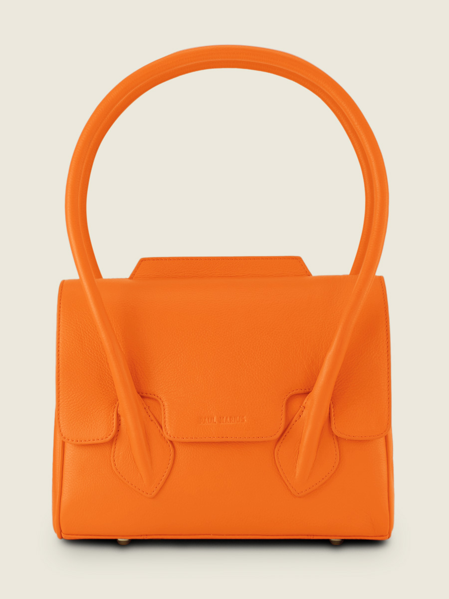 Fotoansicht-Vorderseite-Handtasche-Leder-orange-Colette-S-Sorbet-Mango-Paul-Marius-W28S-SB-O