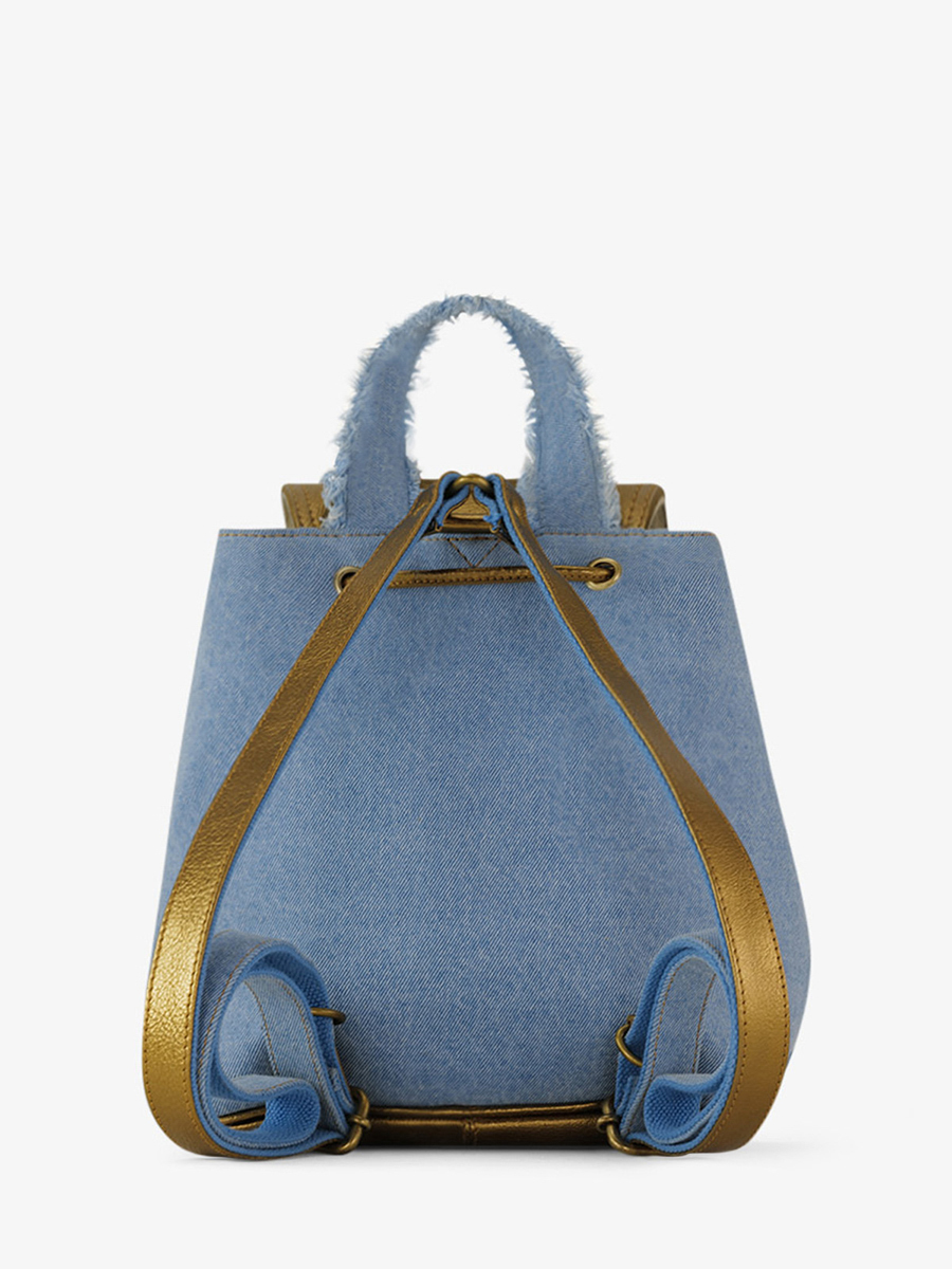 Foto-Rückansicht-Rucksack-Leder-Jean-Damen-LeBaroudeur-Denim-Paul-Marius-M40-OG-DENIM