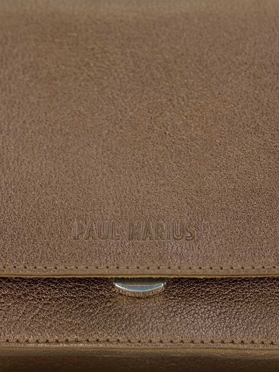 Foto-Fokus-Material-Umhängetasche-Leder-metallic-braun-Diane S-braun-Paul Marius-w035s-c
