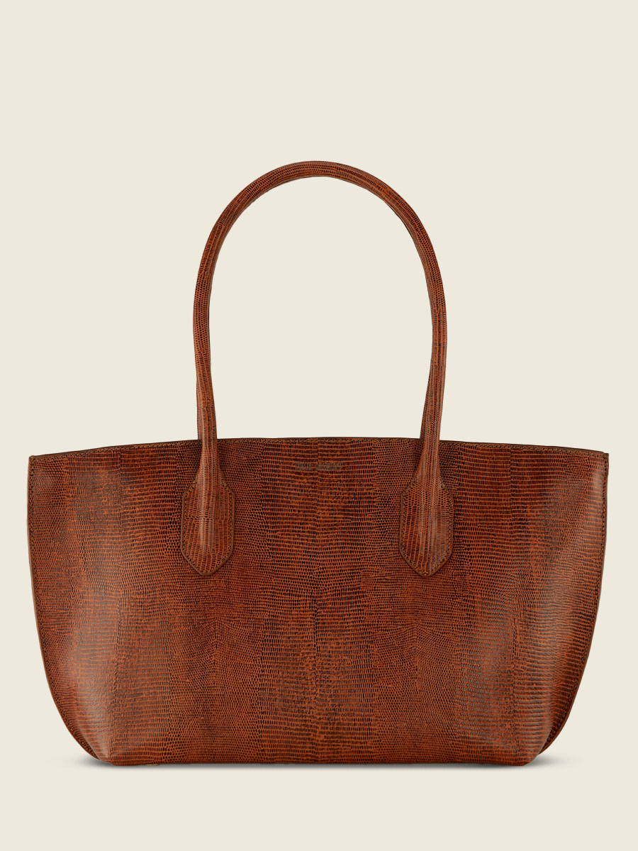 Fotoansicht von der Seite: braune Ledertasche für Damen, Edith, 1960, Bernstein, Paul Marius, W49 L L