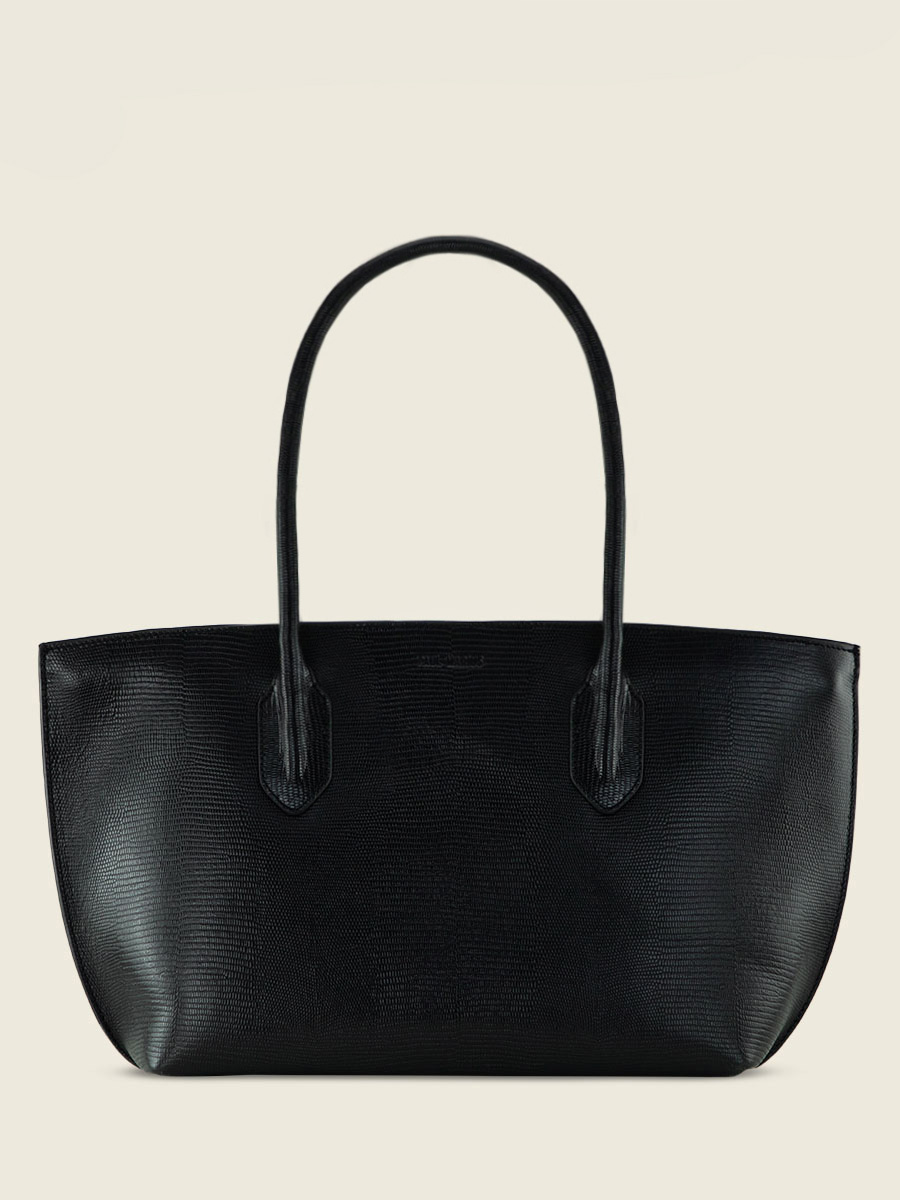 Fotoansicht-Vorderseite-Handtasche-Tasche-Leder-schwarz-Damen-Edith-1960-tiefschwarz-Paul-Marius-W49-L-B