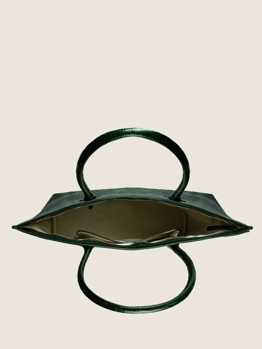 Fotoansicht-Innenansicht-Tasche-Cabas-Leder-grün-Damen-Edith-Heritage-Malachite-Paul-Marius-W49-CR-DG