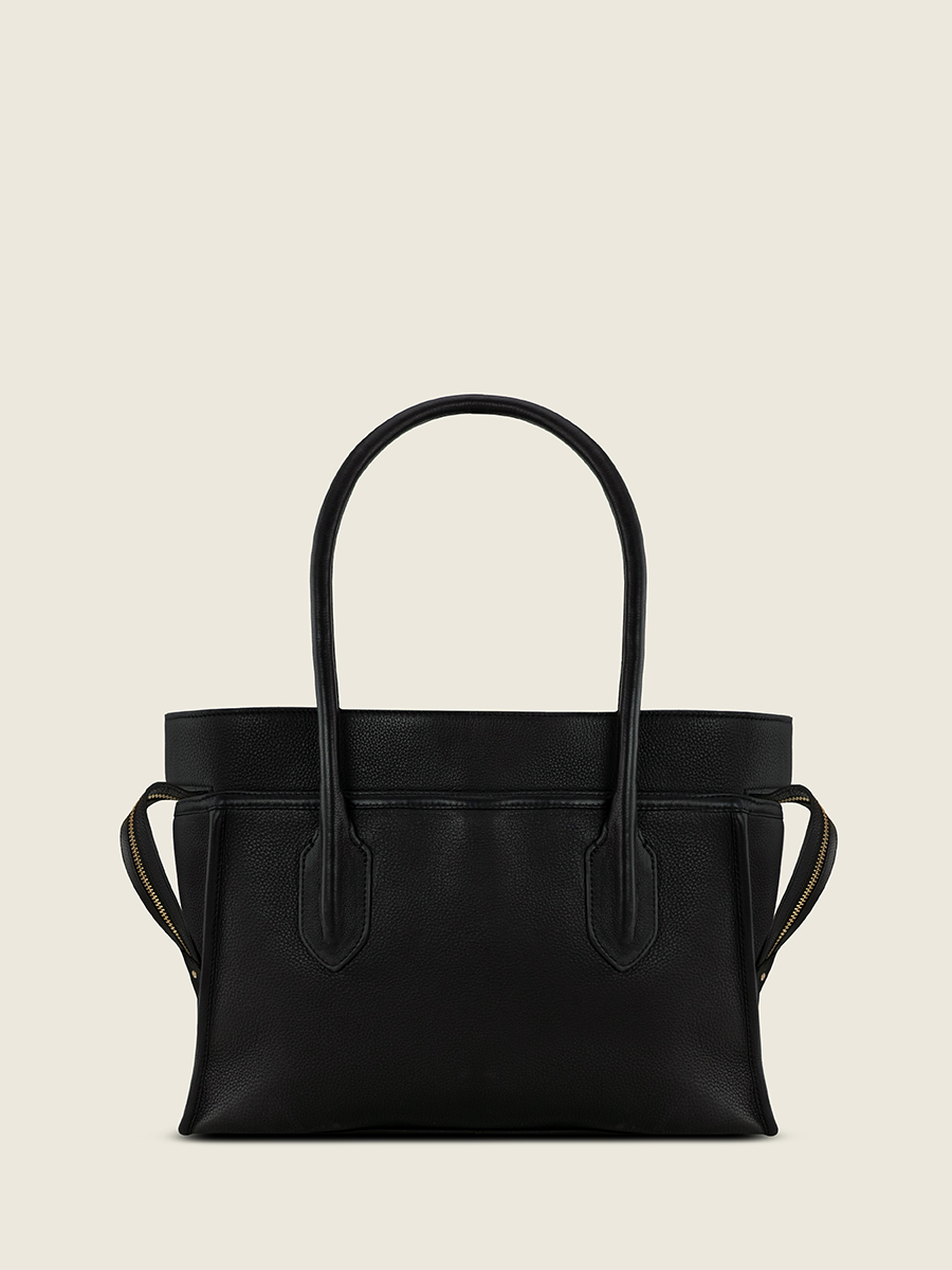 Reisetasche-Handtasche-Eros-M-Schwarz-Charbon-Rückansicht-w52m-bm-b