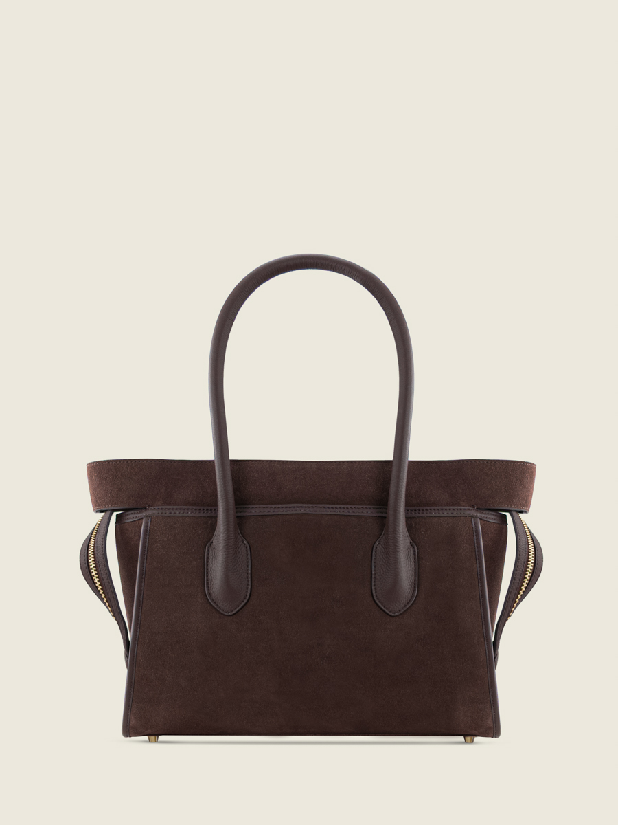 Reisetasche-Handtasche-braun-eros-schokolade-Rückansicht-w52m-su-db