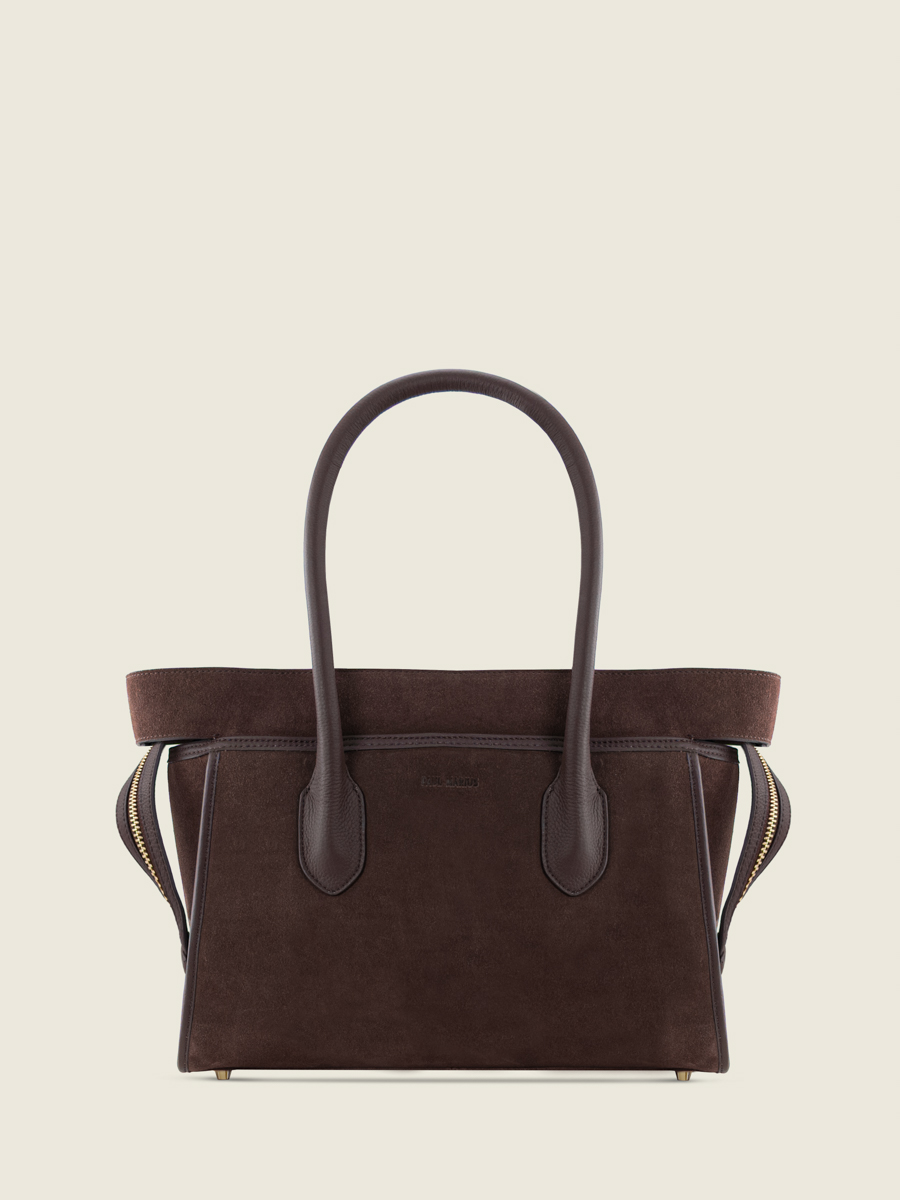 Reisetasche-Handtasche-braun-Eros-Schokolade-Vorderansicht-W52M-SU-DB