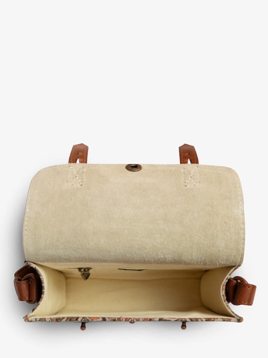 Fotoansicht Innenansicht Mini-Umhängetasche aus Leder, mehrfarbig Le Mini Insipensable Esperanza Paul Marius W08S MEX