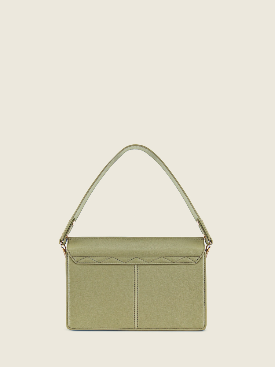 Baguette-Tasche aus Leder Gabrielle Mandel Innenansicht W42 AL