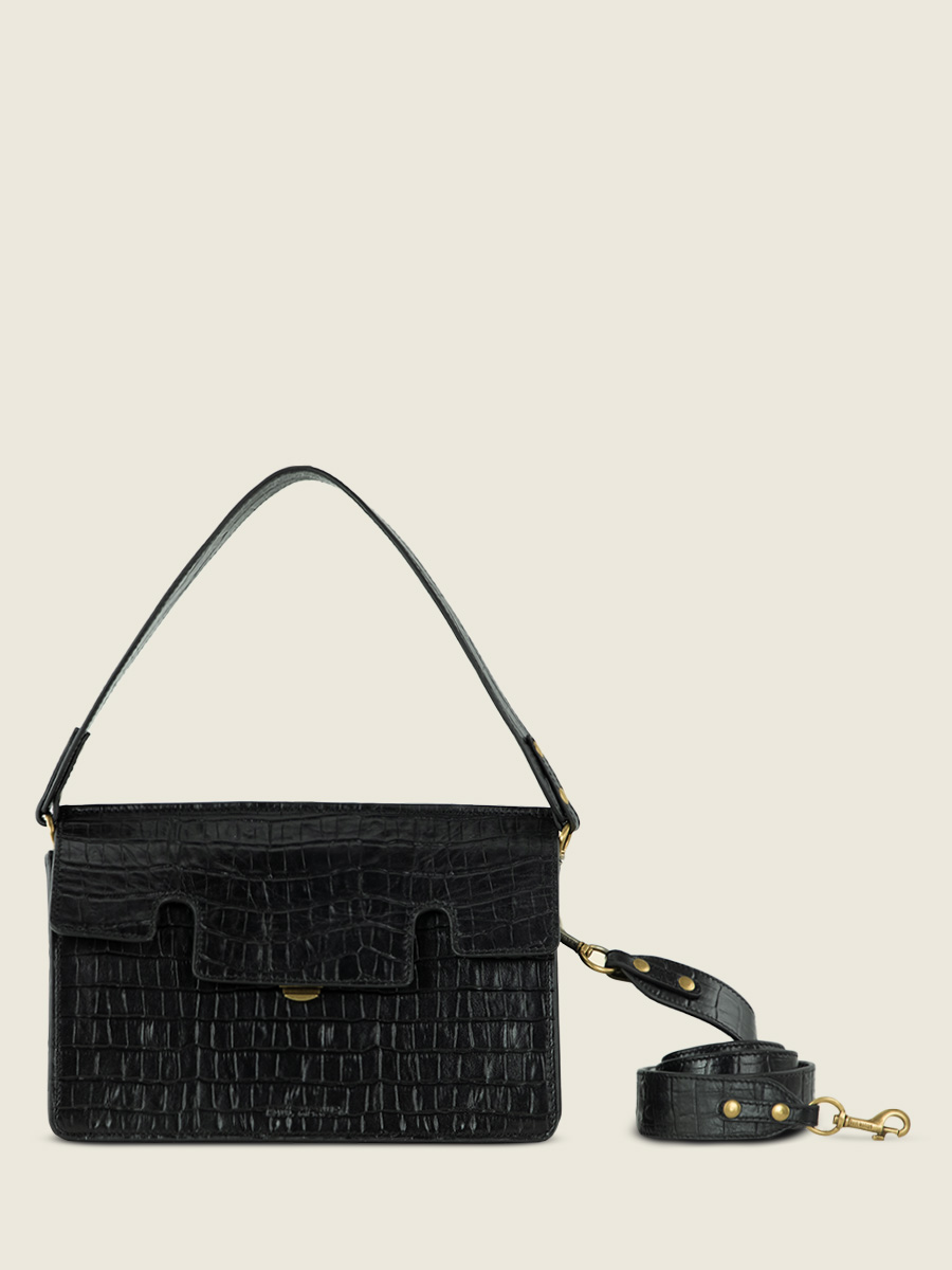foto-ansicht-vorderseite-tasche-baguette-leder-schwarz-gabrielle-heritage-tiefschwarz-paul-marius-w42-cr-b