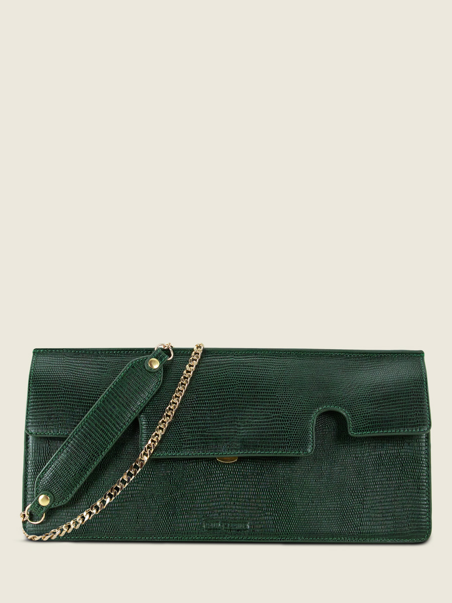 Foto-Ansicht-Vorderseite-Baguette-Tasche-braunes Leder-Gabrielle-ultra-lang-1960-Bernstein-Paul-Marius-W42L-L-DG