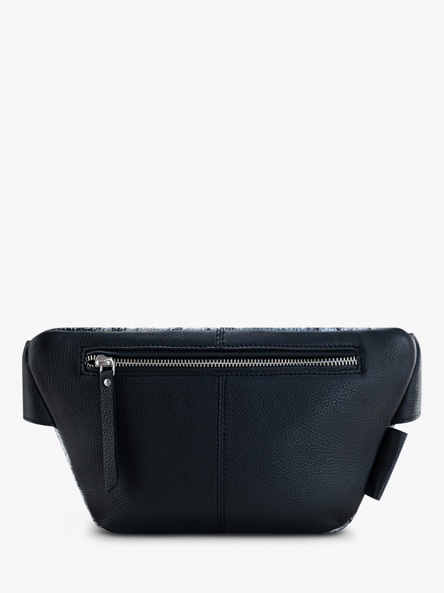 Fotoansicht-Rückseite-Holographische-Leder-Gürteltasche-LaBanane-Galaxie-Paul-Marius-M503-GAL