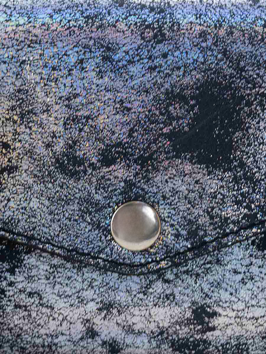 Foto-Fokus-Material-Umhängetasche-Hologrammleder-LeMini Indispensable-Galaxie-Paul Marius-W08S-GAL