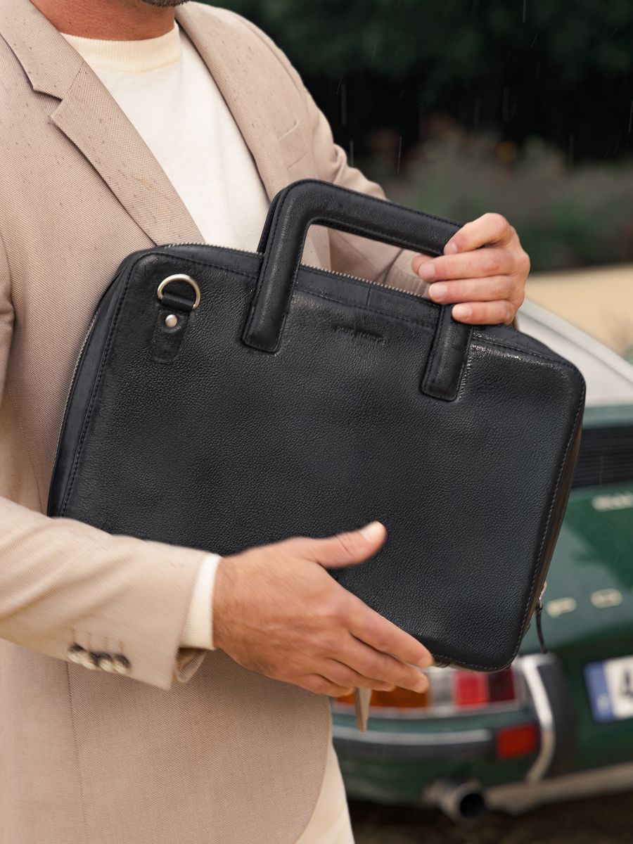 Fotoansicht-Tragegepäck-Dokumententasche-Leder-Unisex-schwarz-Henri-schwarz-Paul-Marius-B10-B