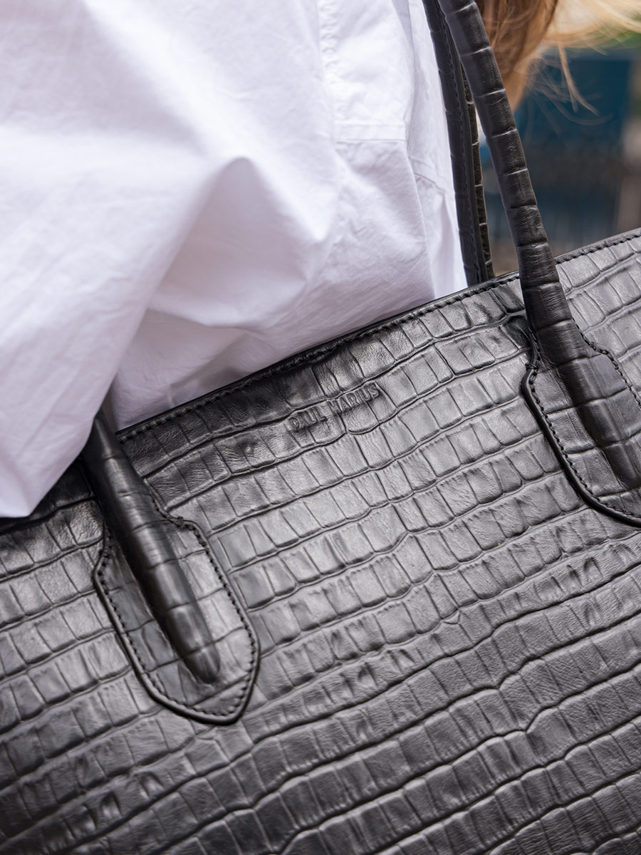 Fotoansicht-Zoom-Material-Tasche-Einkaufstasche-Leder-schwarz-Damen-Edith-Heritage-tiefschwarz-Paul-Marius-W49-CR-B