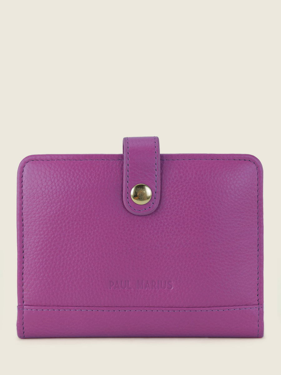 Fotoansicht-Vorderseite-Brieftasche-Leder-violett-LePortefeuille-Jeanne-Sorbet-Cassis-Paul-Marius-M34-SB-P