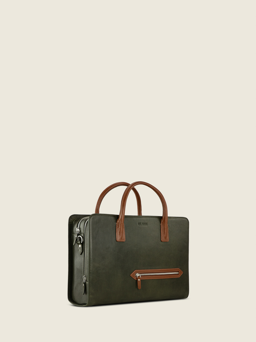 Fotoansicht-Dokumententasche-Leder-Unisex-grün-braun-Jean-englisches-Grün-naturbelassen-Paul-Marius-B09-GR-L