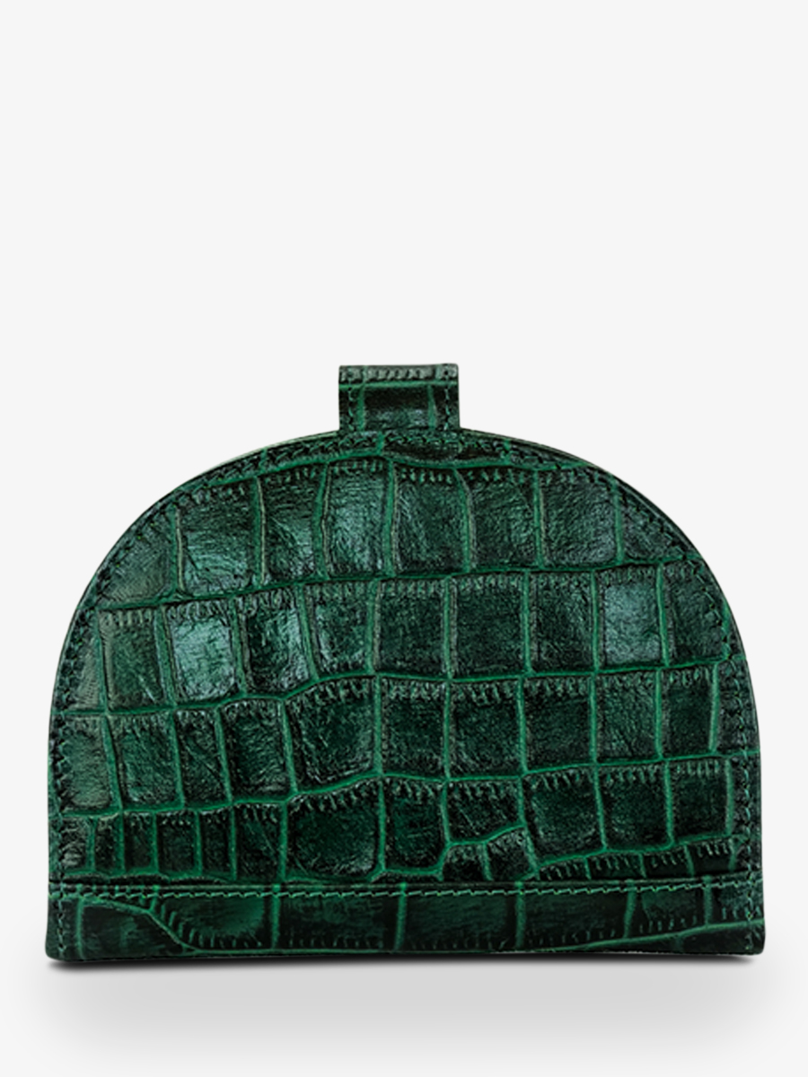 Foto-Rückansicht-Brieftasche-Leder-Damen-LePortefeuille-Manon-N2-Alligator-grün-Paul-Marius-M33-A-DG