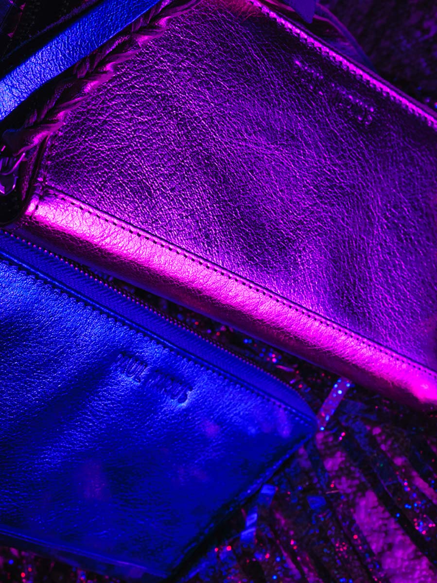 Foto-Geldbörse-Leder-Damen-blau-die-Geldbörse-Charlotte-Ultraviolet-Paul-Marius-M63-UV-B