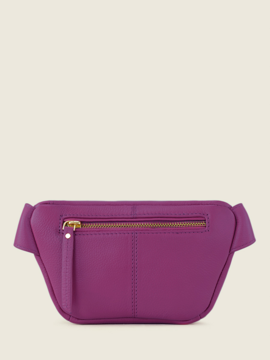 Foto-Rückansicht-Mini-Gürteltasche-Leder-violett-LaBanane XS Sorbet Cassis Paul Marius M503XS SB P
