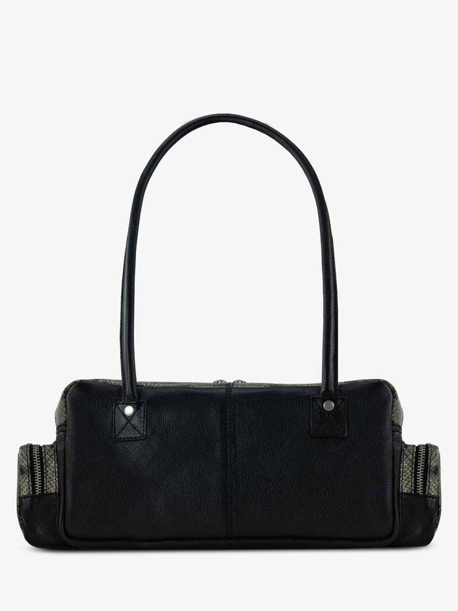 tasche-mit-mehreren-taschen-leder-python-grau-schwarz-lebasset-90s-python-ansicht-von-hinten-w56-p-gre-b