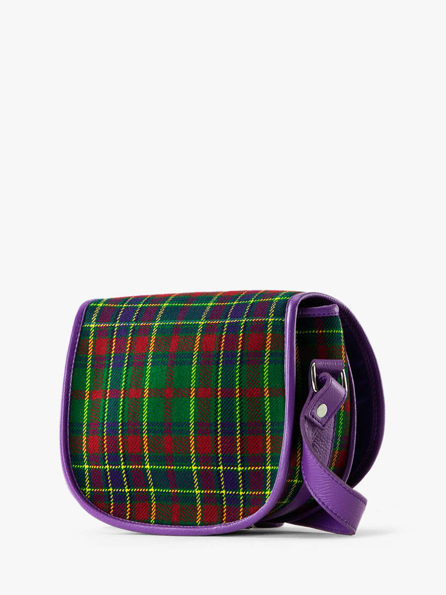 Foto-Ansicht-Rückseite-Umhängetasche-Leder-Tartan-Stoff-LeBohemien-Versus-Paul-Marius-M44-SCO-GR-P