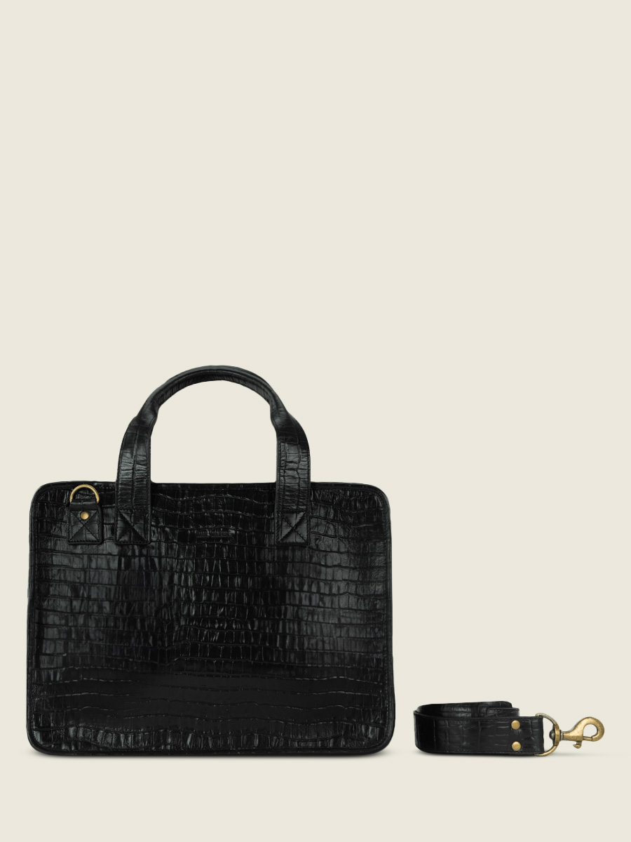 Foto-Seitenansicht-Dokumententasche-Leder-Unisex-schwarz-LeConquérant-N2-Heritage-Tiefschwarz-Paul-Marius-B05-CR-B