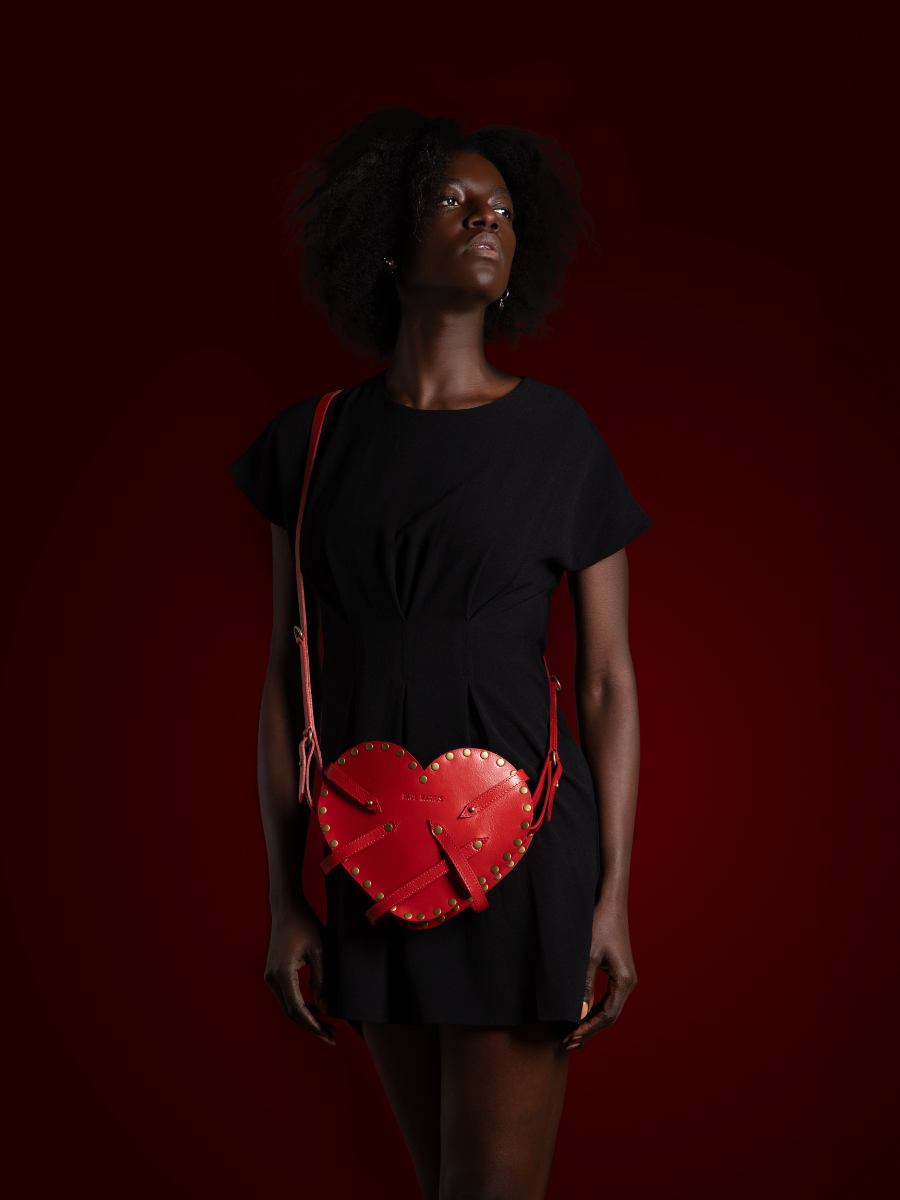 Fotoansicht-Handtasche-rotes Leder-LeCoeur-rotes Paul Marius W46 R