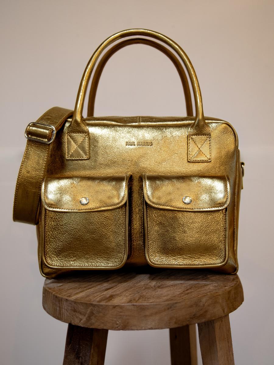 Fotoansicht-Handtasche-aus-Leder-für-Damen-golden-LeDandy-Bronze-Paul-Marius-W04-OG