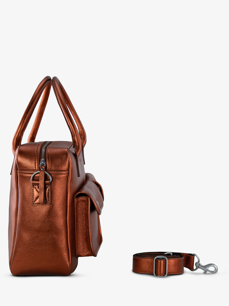 Fotoansicht-Seite-Handtasche-Leder-Kupfer-LeDandy-Ginger-Paul-Marius-W04-M-O