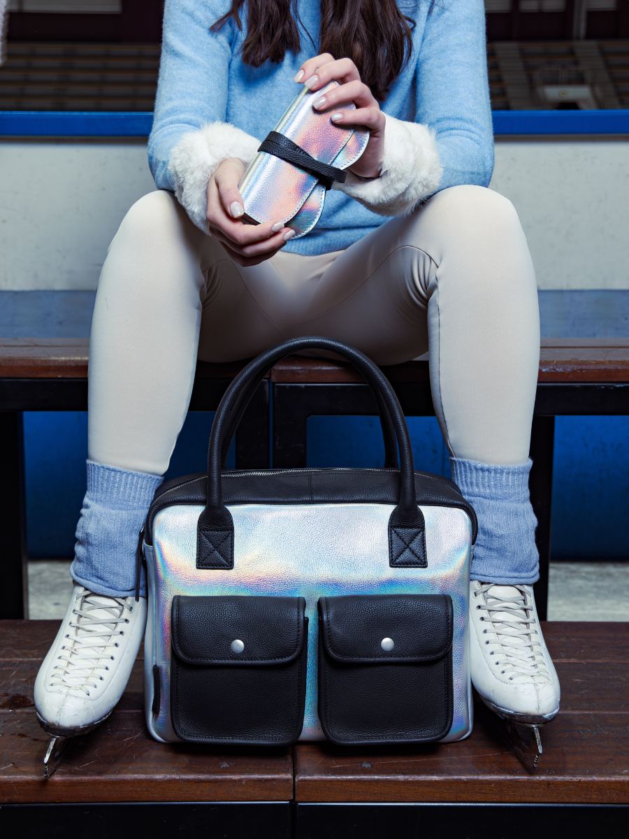 Aktentasche-ledandy-givre-holographique-schwarz-ansicht-zoom-materiale-w04-giv