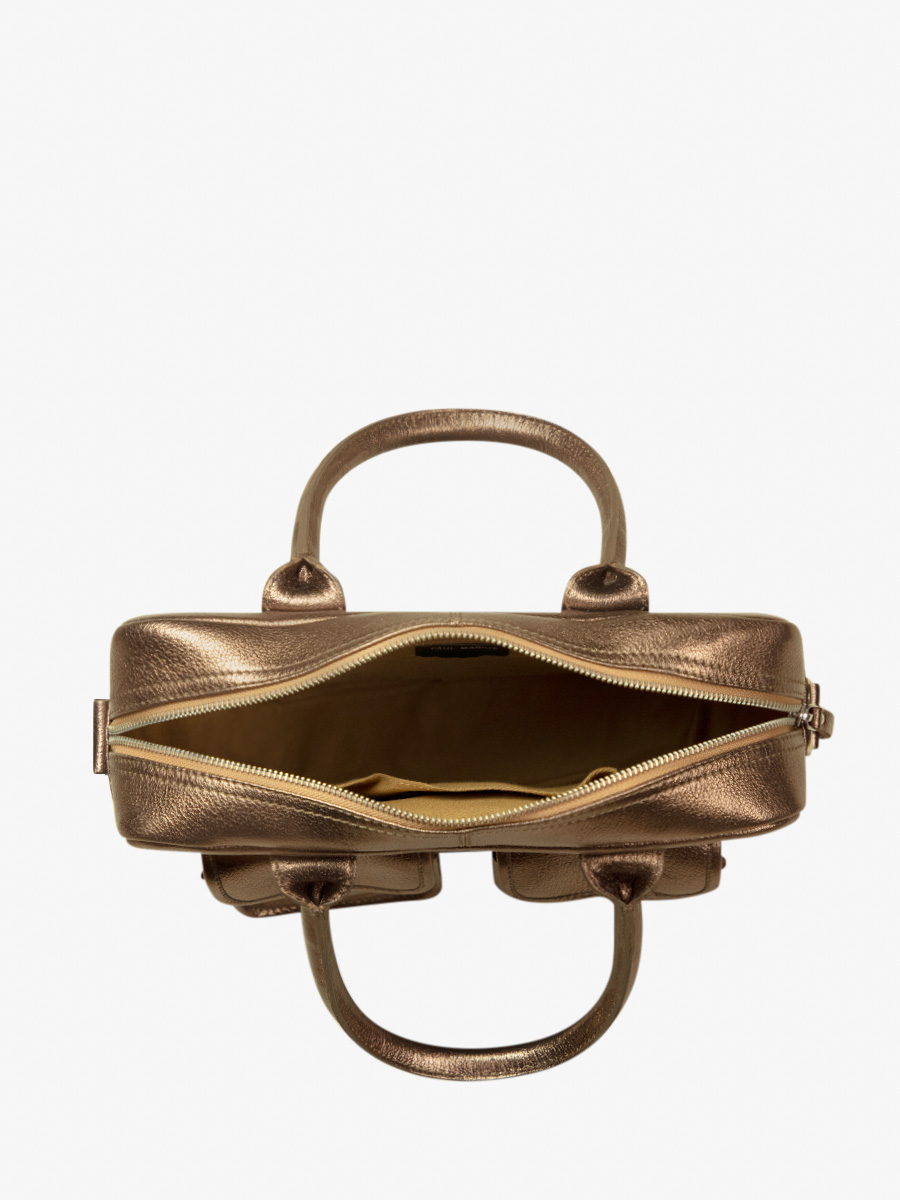 Fotoansicht-Innenansicht-Handtasche-Leder-Kupfer-LeDandy-S-Kupfer-Paul-Marius-W04S-C
