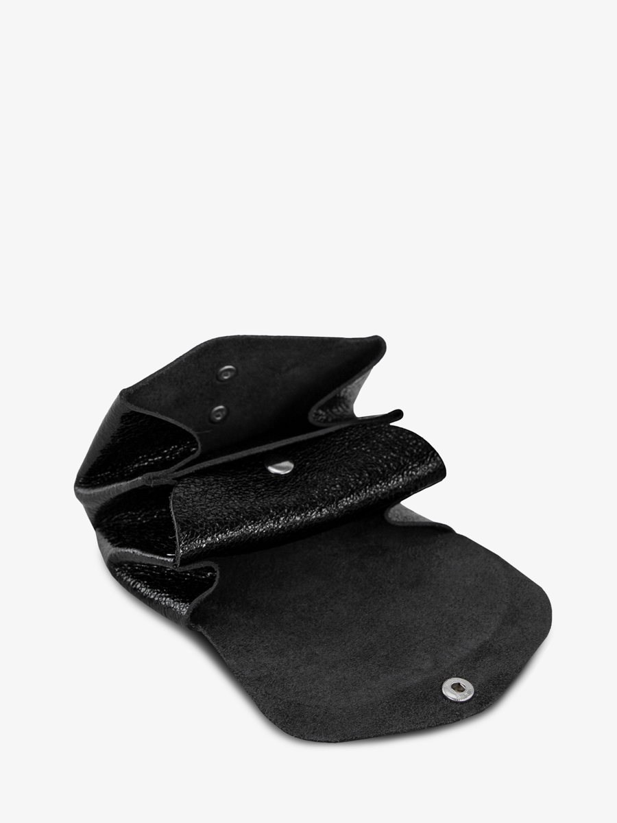 Tasche schwarz glitzernd LeGustave M Eclipse Innenansicht CLPM M B