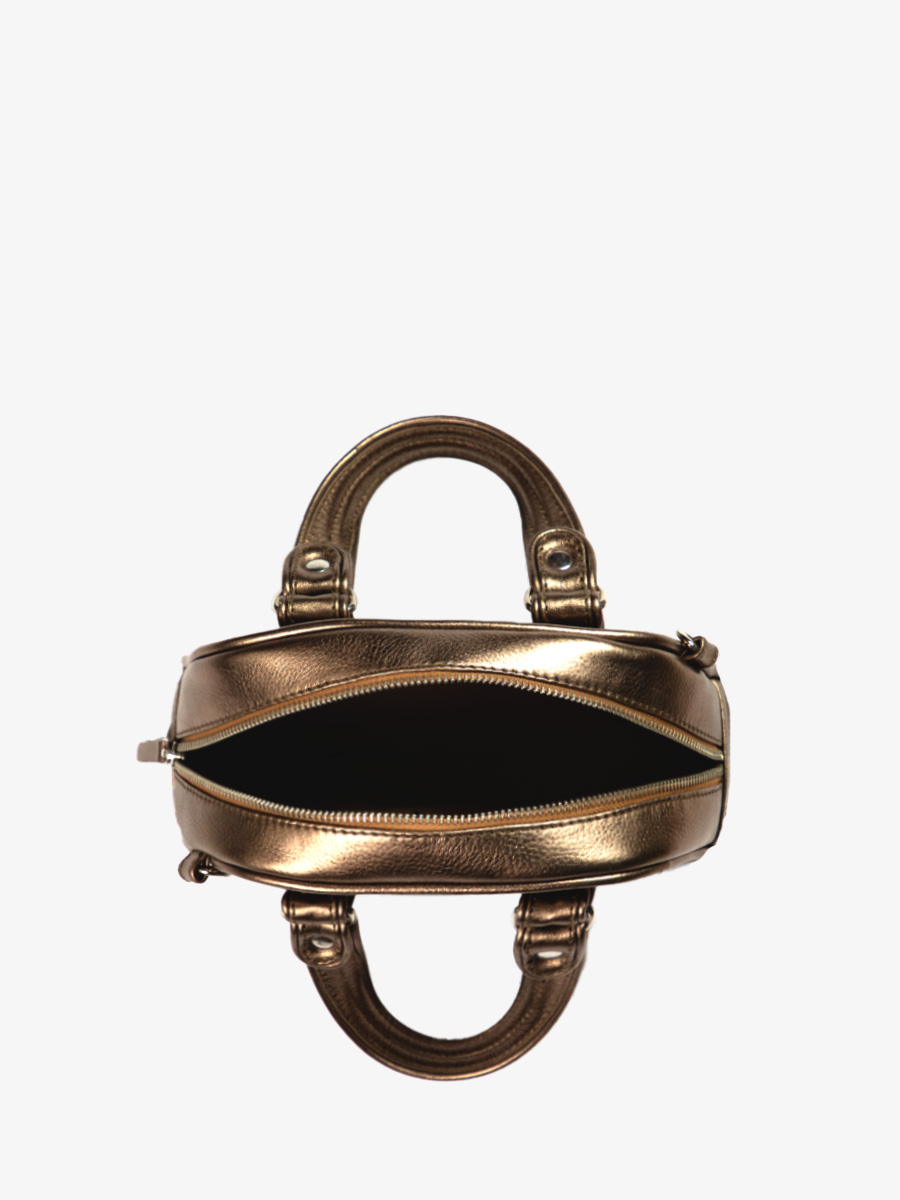 Fotoansicht-Innenansicht-Handtasche-Leder-Kupfer-LeMini-Bowling-Kupfer-Paul-Marius-W45XS-C