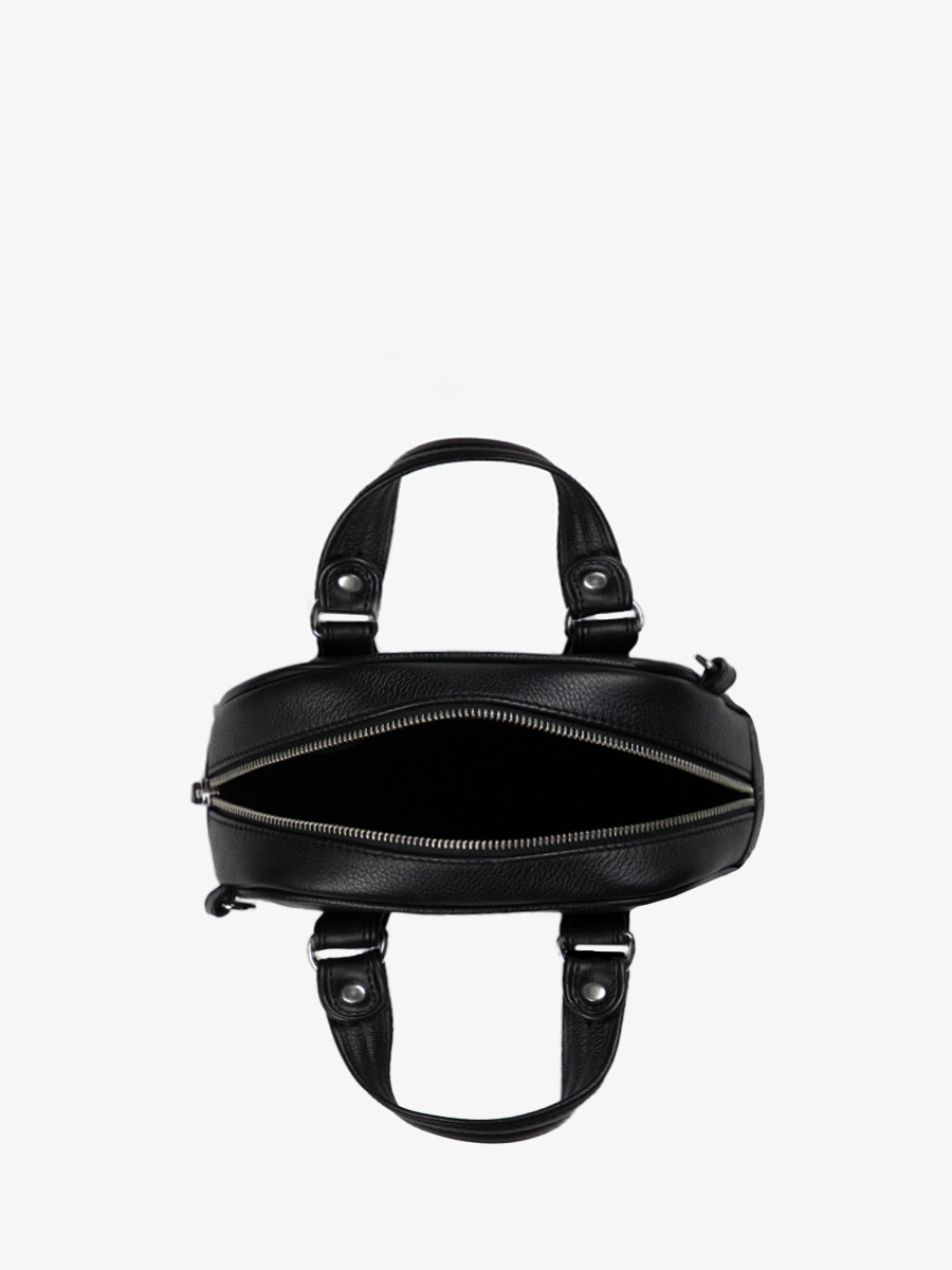 Fotoansicht-Innenansicht-Handtasche-Leder-schwarz-LeMini-Bowling-schwarz-Paul-Marius-W45XS-B